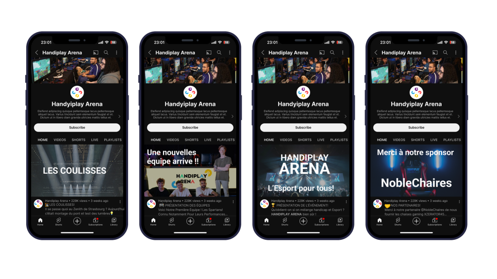 Youtube post mockups